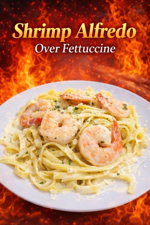 Fettuccine Alfredo.